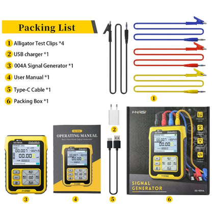 FNIRSI SG-004A 4-20mA Multi-Function Signal Generator Current Pressure Thermal Resistance Calibrator, EU Plug - Current & Voltage Tester by FNIRSI | Online Shopping South Africa | PMC Jewellery | Buy Now Pay Later Mobicred