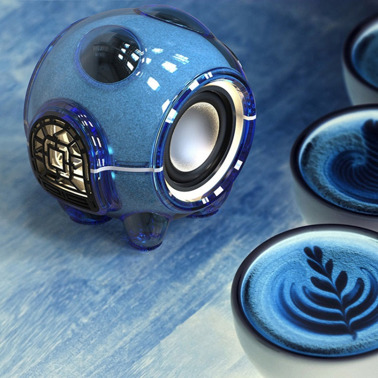 M18 Mini Space Panda Shape Wireless Bluetooth Speaker Desktop Portable Cartoon Audio(Blue) - Mini Speaker by PMC Jewellery | Online Shopping South Africa | PMC Jewellery