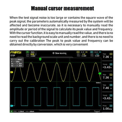 FNIRSI 1014D 2 in 1 Dual-channel 100M Bandwidth Digital Oscilloscope 1GS Sampling Signal Generator, US Plug - Digital Multimeter by FNIRSI | Online Shopping South Africa | PMC Jewellery | Buy Now Pay Later Mobicred