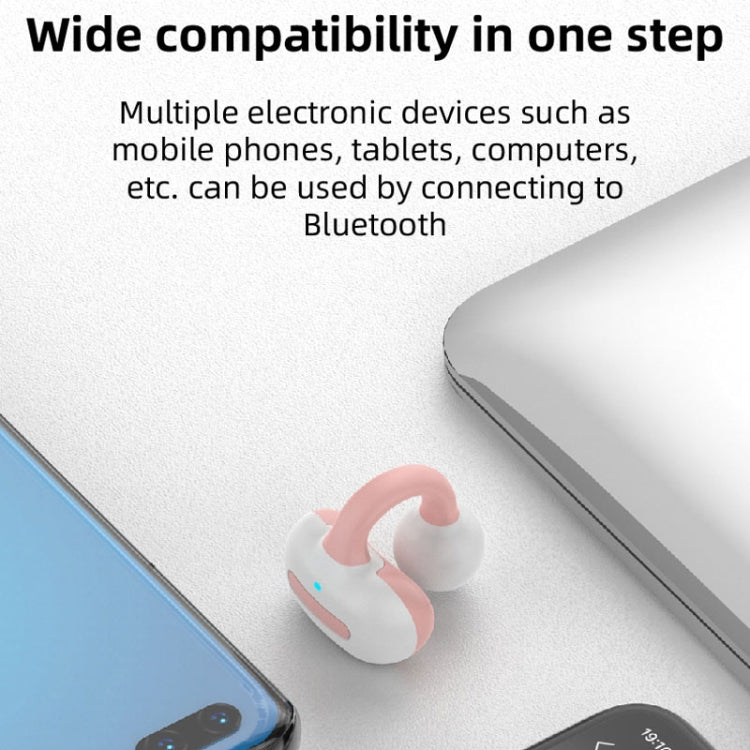 M-S8 Wireless Stereo Single Ear Clip-on Bluetooth Earphone(Black) - Bluetooth Earphone by PMC TechLife | Online Shopping South Africa | PMC TechLife