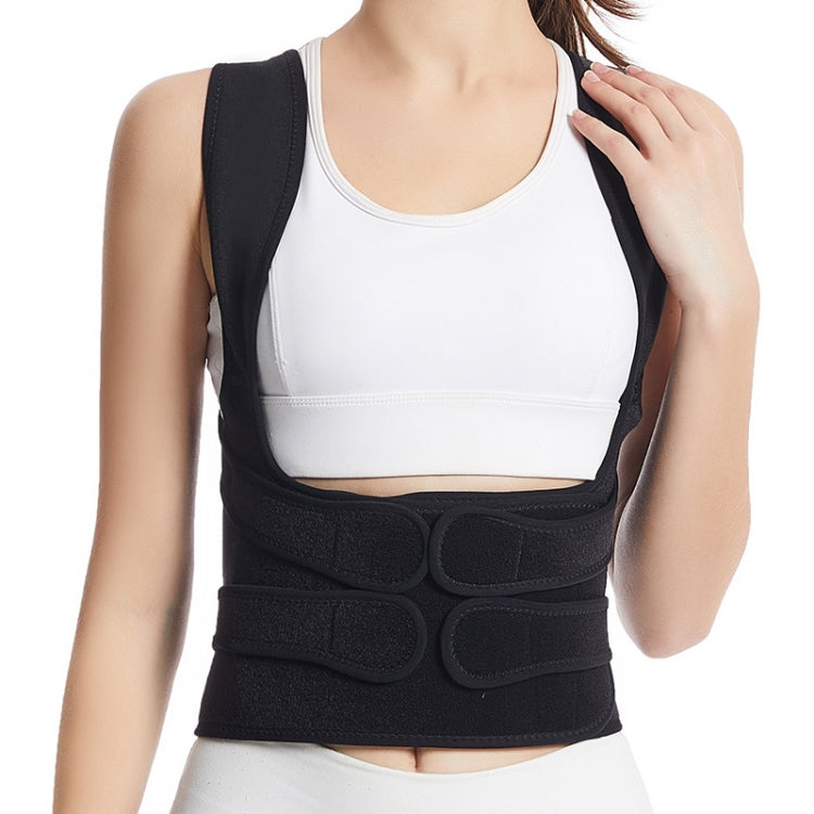 MK-098  Back Posture Corrector Back Support Fixation Correction Belt, Size: M(Black) - Corrector by PMC Jewellery | Online Shopping South Africa | PMC Jewellery