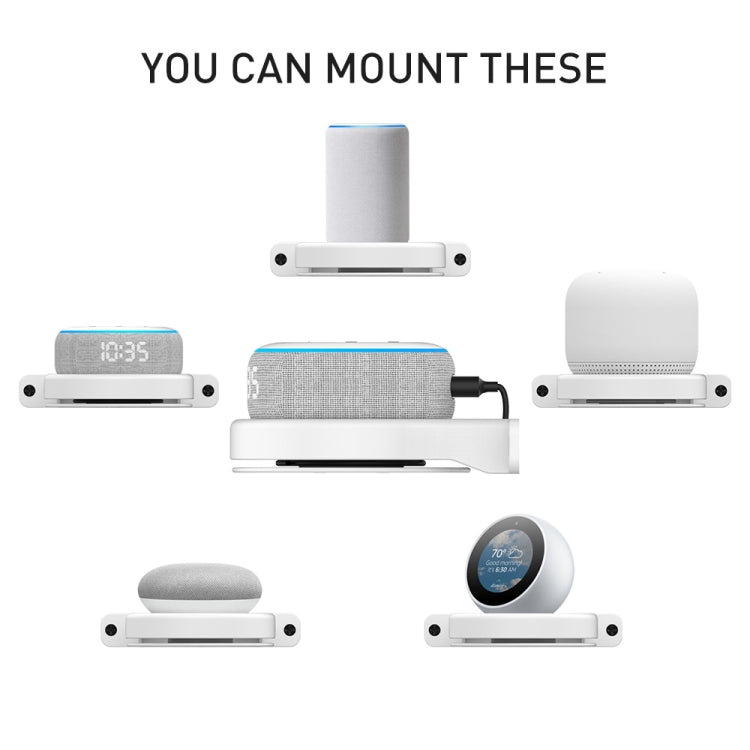 For Apple HomePod Mini AhaStyle DD96 Stand Wall Storage Stand(Black) - Speaker Bracket by AhaStyle | Online Shopping South Africa | PMC TechLife | Buy Now Pay Later Mobicred
