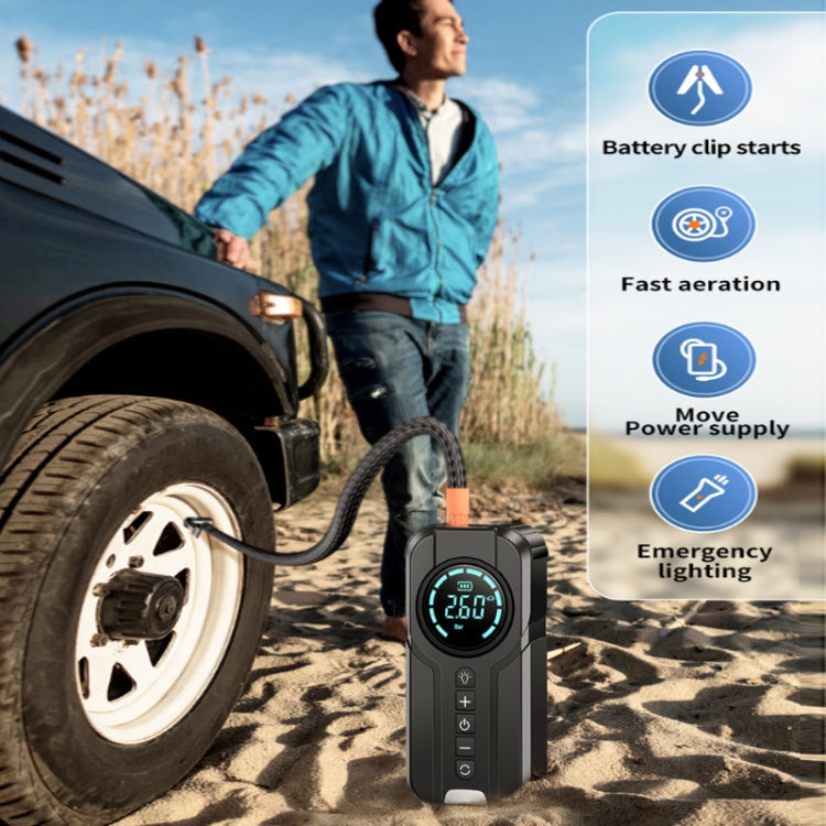 YX1920SH 8400mAh Vehicle Emergency Start Power Supply Air Pump All-in-one Machine - Power Bank by PMC Jewellery | Online Shopping South Africa | PMC Jewellery