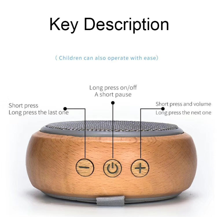 BT810 Small Outdoor Portable Wooden Bluetooth Speaker Support TF Card & 3.5mm AUX(Black) - Mini Speaker by PMC Jewellery | Online Shopping South Africa | PMC Jewellery