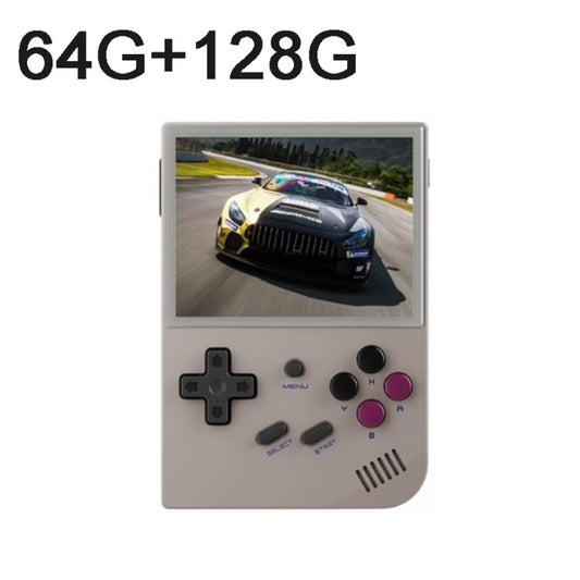 ANBERNIC RG35XX 3.5-inch Retro Handheld Game Console Open Source Game Player  64G+128G 13000+ Games(Grey) - Pocket Console by ANBERNIC | Online Shopping South Africa | PMC Jewellery | Buy Now Pay Later Mobicred