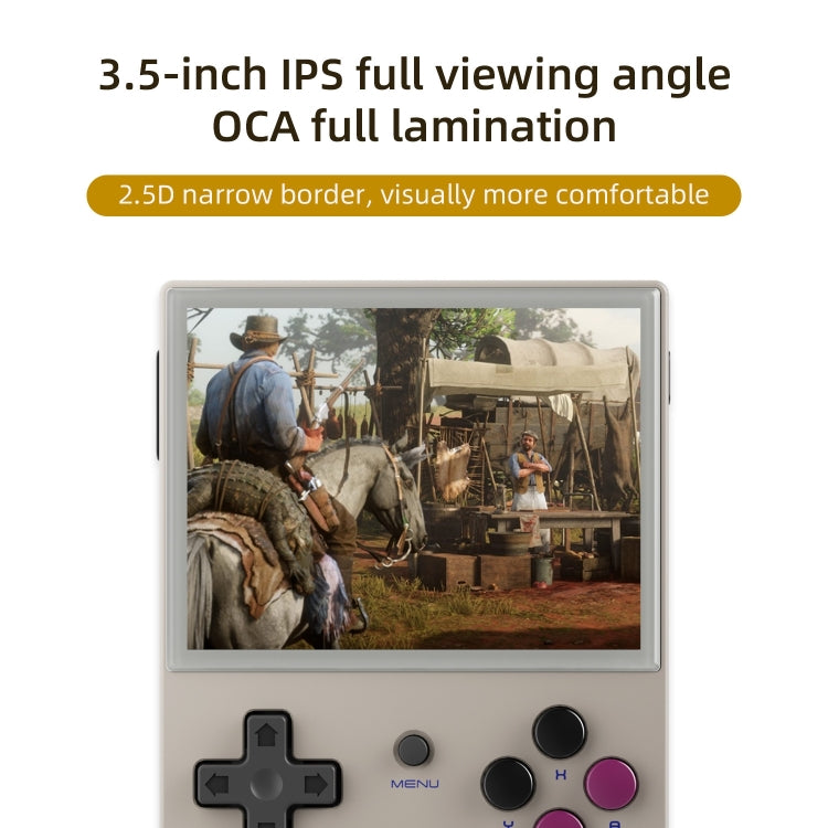 ANBERNIC RG35XX 3.5-inch Retro Handheld Game Console Open Source Game Player 64G 5000+ Games(Grey) - Pocket Console by ANBERNIC | Online Shopping South Africa | PMC Jewellery | Buy Now Pay Later Mobicred