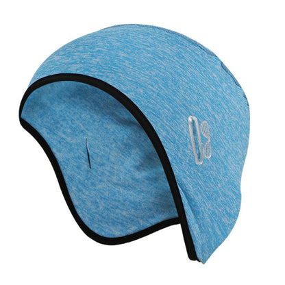 Outdoor Sports Warm Ear Hat Helmet Lining Winter Riding Skull Cap, Size: Free Code(Blue Yarn) - Bomber Hats by PMC Jewellery | Online Shopping South Africa | PMC Jewellery