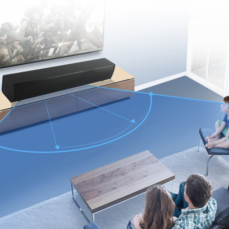 BT809S Desktop Long Gaming Bluetooth Speaker Computer USB Plug-in Intelligent Ambient Light Audio(Black) - Desktop Speaker by PMC TechLife | Online Shopping South Africa | PMC TechLife