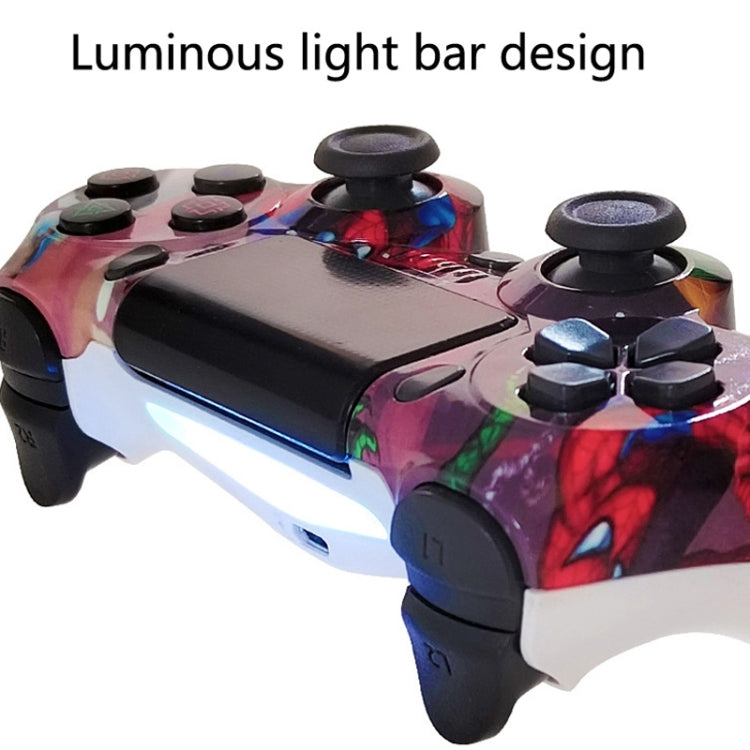 For PS4 Wireless Bluetooth Game Controller With Light Strip Dual Vibration Game Handle(Blue) - Gamepads by PMC TechLife | Online Shopping South Africa | PMC TechLife