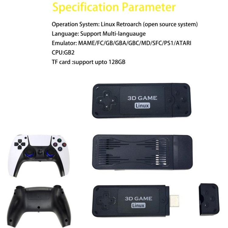 U9 PRO HDMI HD 2.4G Wireless PSP TV Double Game Console 128G 12000+ Games - free shipping - PMC TechLife - Order now!