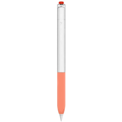 For Apple Pencil 2 AhaStyle PT-LC05 Jelly Style Translucent Silicone Protective Pen Case(Orange) - Pencil Accessories by AhaStyle | Online Shopping South Africa | PMC Jewellery | Buy Now Pay Later Mobicred