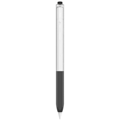 For Apple Pencil 2 AhaStyle PT-LC05 Jelly Style Translucent Silicone Protective Pen Case(Black) - Pencil Accessories by AhaStyle | Online Shopping South Africa | PMC Jewellery | Buy Now Pay Later Mobicred