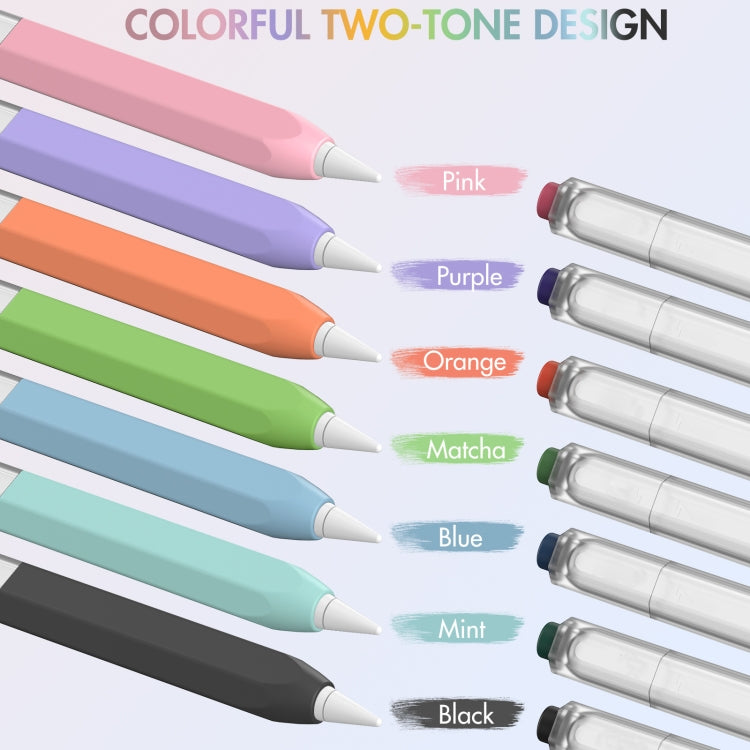 For Apple Pencil 2 AhaStyle PT-LC05 Jelly Style Translucent Silicone Protective Pen Case(Mint) - free shipping - PMC TechLife - Order now!