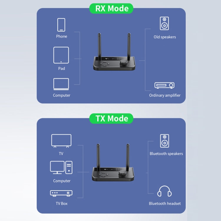 B39 2 In 1 Bluetooth 5.3AUX Music Receiver TV Computer Adapter - Audio Receiver Transmitter by PMC TechLife | Online Shopping South Africa | PMC TechLife