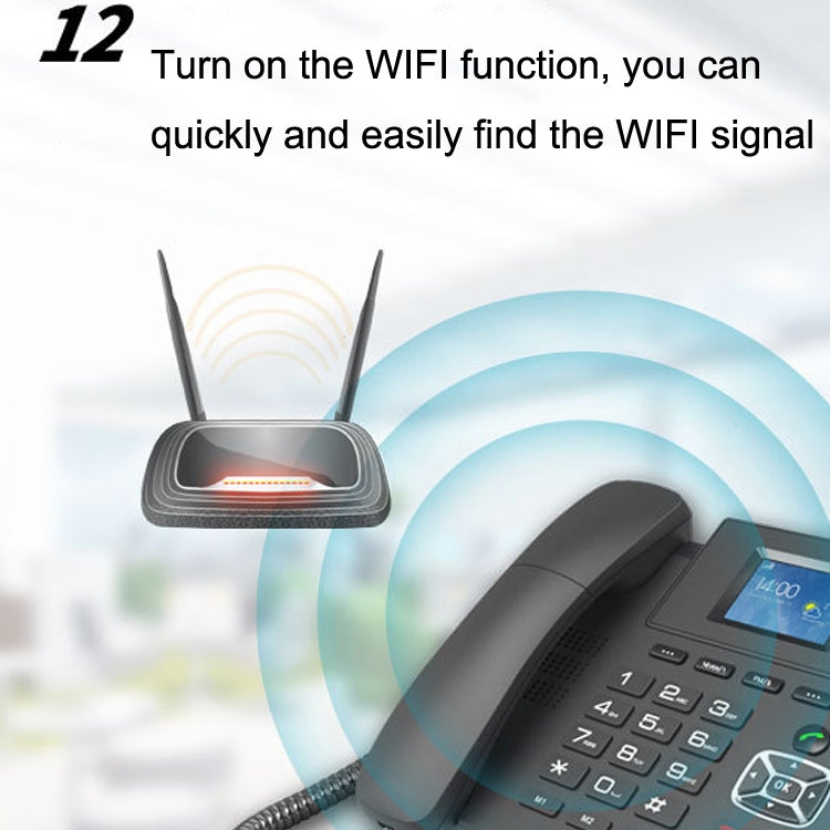 P03 4G+VOIP Dual Mode Wireless Fixed Line SIP Network Phone IP Enterprise Office Phone Wireless Landline - Smart Rings / Smart Telephones by PMC Jewellery | Online Shopping South Africa | PMC Jewellery