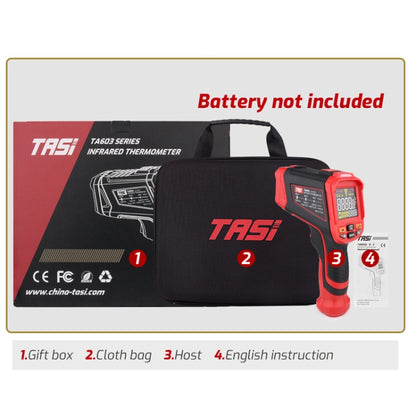 TASI TA603C -32-1680 degrees Celsius Color Screen Infrared Thermometer Industrial Electronic Thermometer - Thermostat & Thermometer by TASI | Online Shopping South Africa | PMC Jewellery | Buy Now Pay Later Mobicred