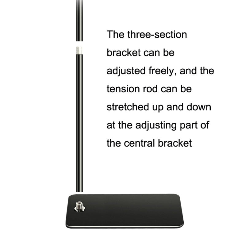 155cm Mobile Phone Tablet Live Broadcast Bedside Lifting Bracket Telescopic Floor Stand (White) - Lazy Bracket by PMC TechLife | Online Shopping South Africa | PMC TechLife