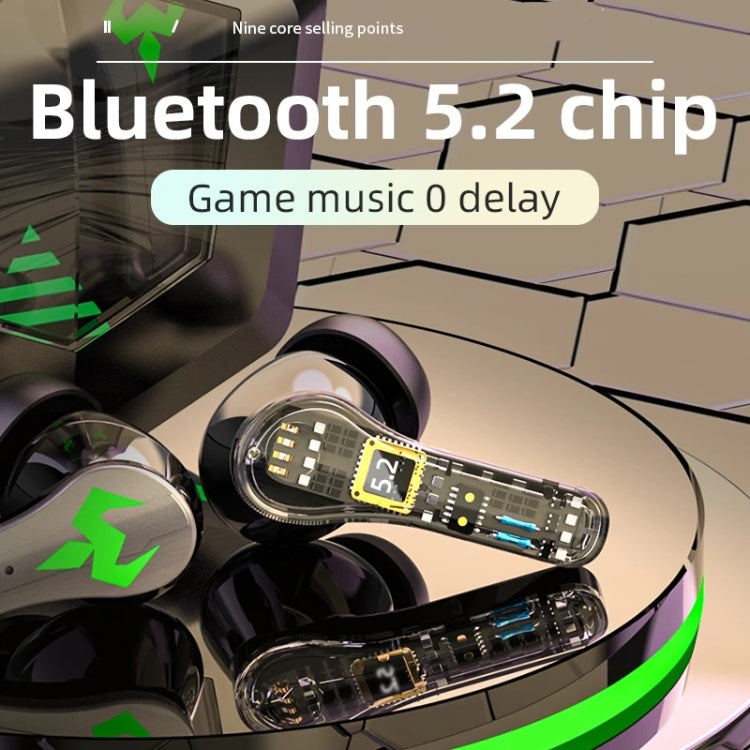 N35 TWS Colorful Light In-Ear Low Latency Wireless Bluetooth Game Earphones, Style: Non-digital Display - TWS Earphone by PMC TechLife | Online Shopping South Africa | PMC TechLife