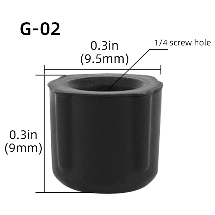 10pcs BEXIN  G-02 Camera 1/4-inch Screw Protection Cap for Tripod Monopod Screw - free shipping - PMC TechLife - Order now!