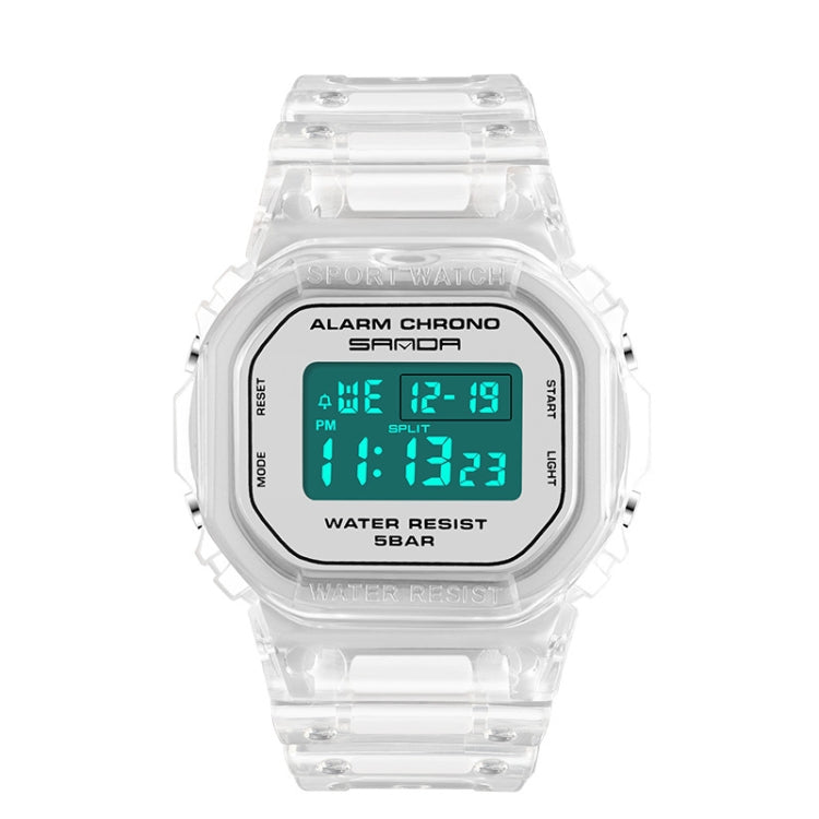 SANDA 2009 Multifunctional Sports Waterproof Calendar Watch(Silver) - Sport Watches by SANDA | Online Shopping South Africa | PMC Jewellery | Buy Now Pay Later Mobicred