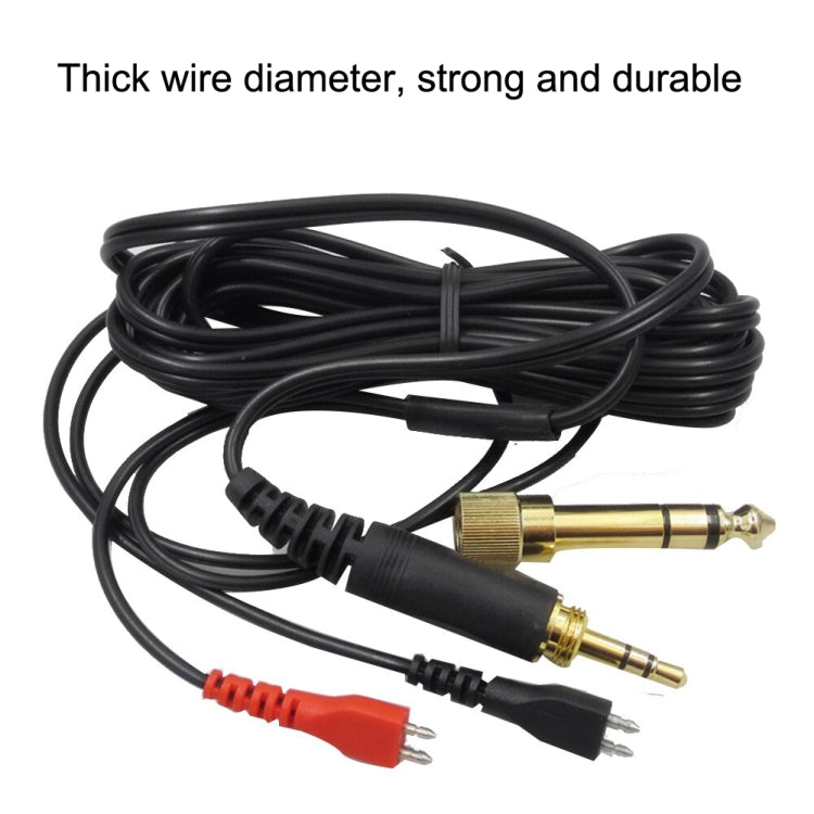 For Sennheiser HD25 / HD560 / HD540 / HD480 / HD430 / HD250 Headset Audio Cable(Two Sides Equivalent) - Headset Accessories by PMC TechLife | Online Shopping South Africa | PMC TechLife | Buy Now Pay Later Mobicred