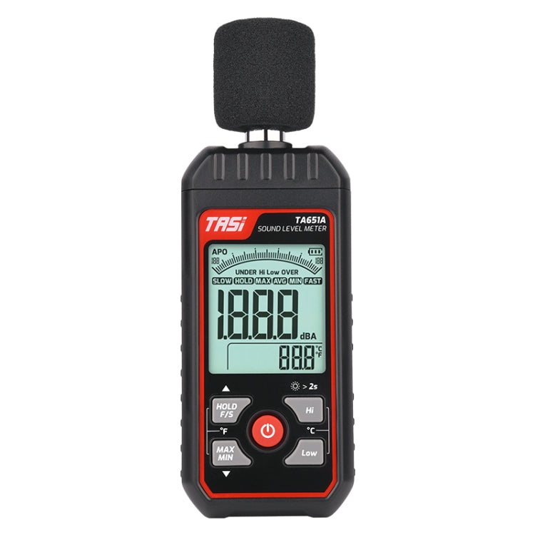 TASI TA651A Household Noise Tester Decibel Device - Light & Sound Meter by TASI | Online Shopping South Africa | PMC TechLife | Buy Now Pay Later Mobicred
