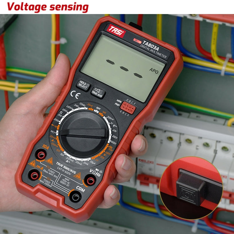 TASI TA803A Digital High Precision Multimeter Digital Display Household Multifunction Electrician Multimeter - free shipping - PMC TechLife - Order now!