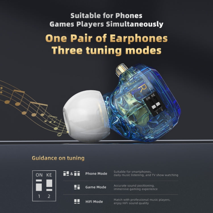 CVJ In-Ear Wired Gaming Earphone, Color: With Mic Black - free shipping - PMC TechLife - Order now!
