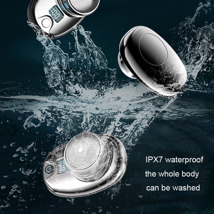 Portable Digital Razor Mini Washable Electric Shaver(Bright Silver) - free shipping - PMC TechLife - Order now!