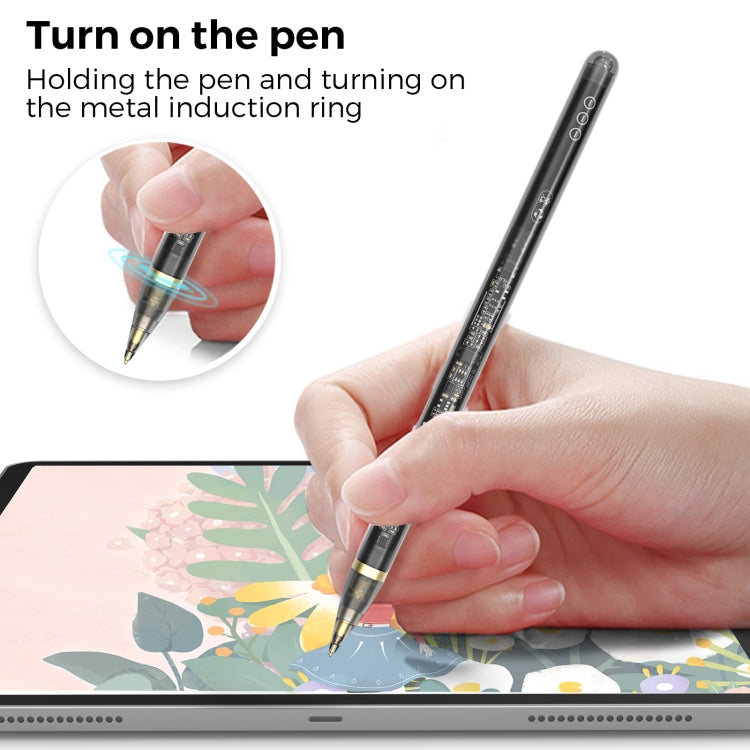 AhaStyle PE03 For iPad 2018-2022 Series Fast Charging Long Standby Transparent Touch Screen Pen - Stylus Pen by AhaStyle | Online Shopping South Africa | PMC Jewellery