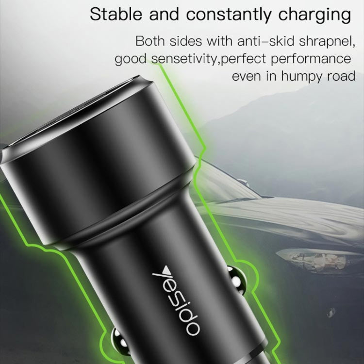 Yesido Y43 Dual USB Port Car Fast Charger Cigarette Lighter 36W Car Charger - Car Charger by Yesido | Online Shopping South Africa | PMC Jewellery