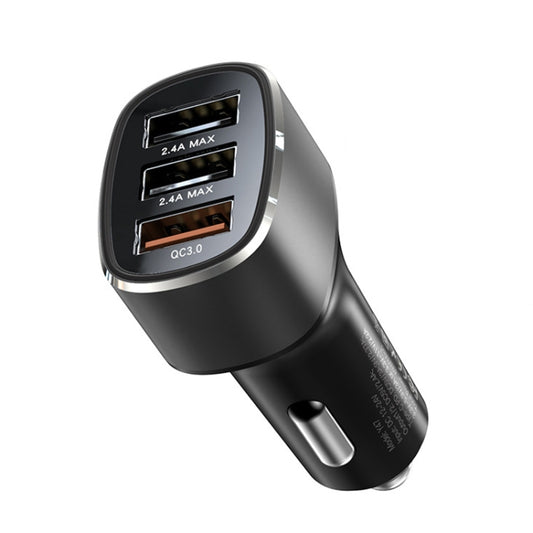 Yesido Y46 42W 3 USB Port Car Fast Charger(Black) - Car Charger by Yesido | Online Shopping South Africa | PMC Jewellery