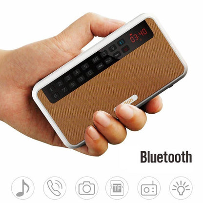 Rolton E500 Bluetooth Speaker 2.1-Channel Built-In Microphone Supports FM Radio(Orange) - Mini Speaker by Rolton | Online Shopping South Africa | PMC Jewellery | Buy Now Pay Later Mobicred