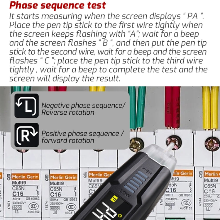 TASI TA13C Smart Pen Multimeter Digital High Precision Compact Portable Multimeter - Digital Multimeter by TASI | Online Shopping South Africa | PMC Jewellery | Buy Now Pay Later Mobicred