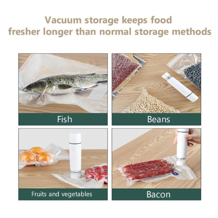 Handheld Vacuum Machine Rechargeable Food Preservation Compression Storage Machine(Black) - free shipping - PMC TechLife - Order now!