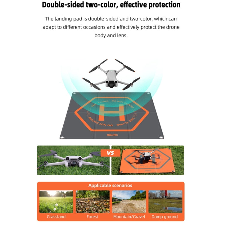 For DJI Mavic MINI 3PRO/AIR3/Avata BRDRC Drone Landing Pad, Size: 65x65cm - free shipping - PMC TechLife - Order now!