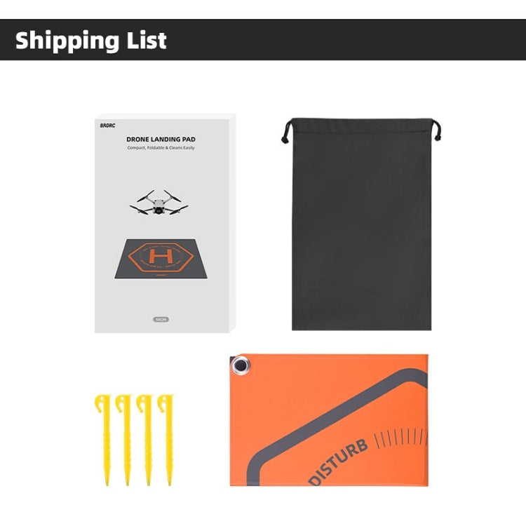 For DJI Mavic MINI 3PRO/AIR3/Avata BRDRC Drone Landing Pad, Size: 65x65cm - free shipping - PMC TechLife - Order now!