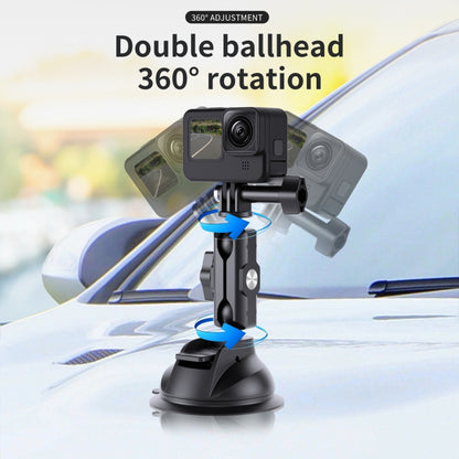 TELESIN Car Action Camera Holder Suction Cup 360 Degree Adjustable - Holder by TELESIN | Online Shopping South Africa | PMC Jewellery | Buy Now Pay Later Mobicred