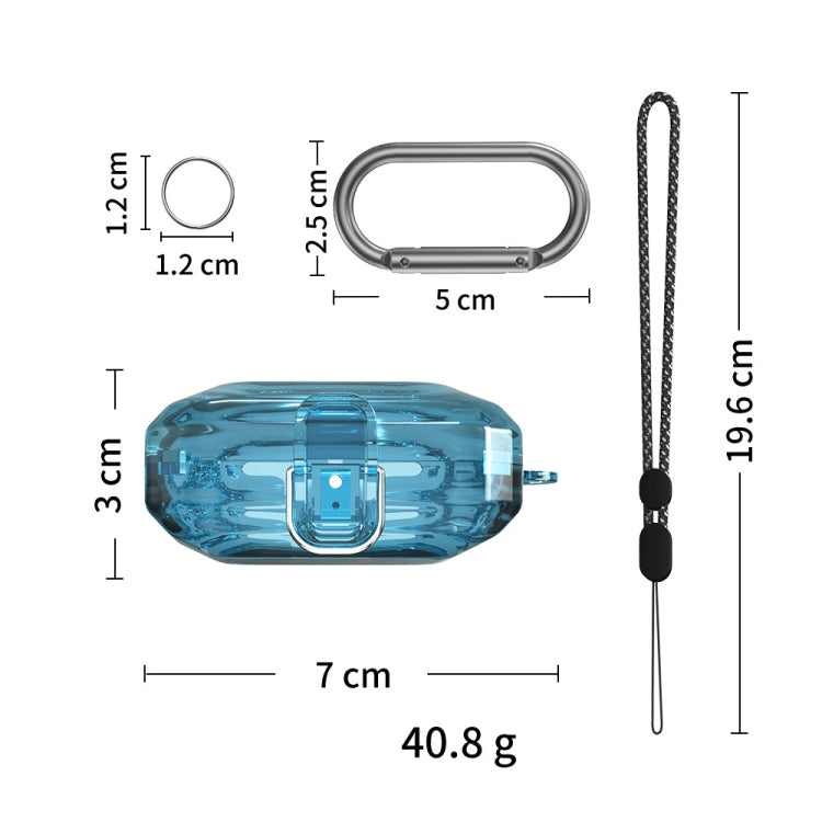 For Beats Fit Pro Magnet Auto Switch Headphone Case(Transparent) - Other Case by PMC TechLife | Online Shopping South Africa | PMC TechLife