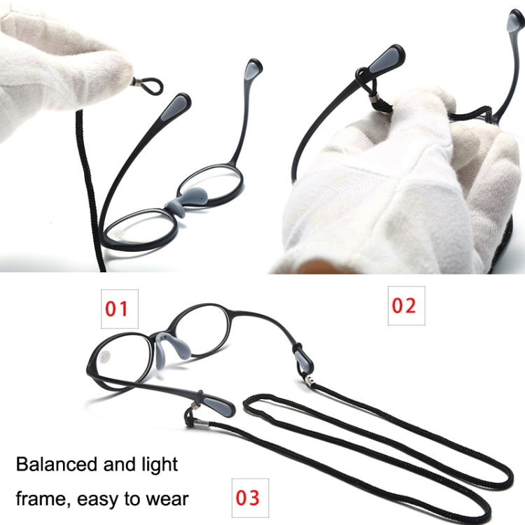 Portable Magnifying Glass Presbyopic Glasses Silicone Anti-Blue Light Reading Glasses, Degree: +250(Light Green) - Presbyopic Glasses by PMC Jewellery | Online Shopping South Africa | PMC Jewellery