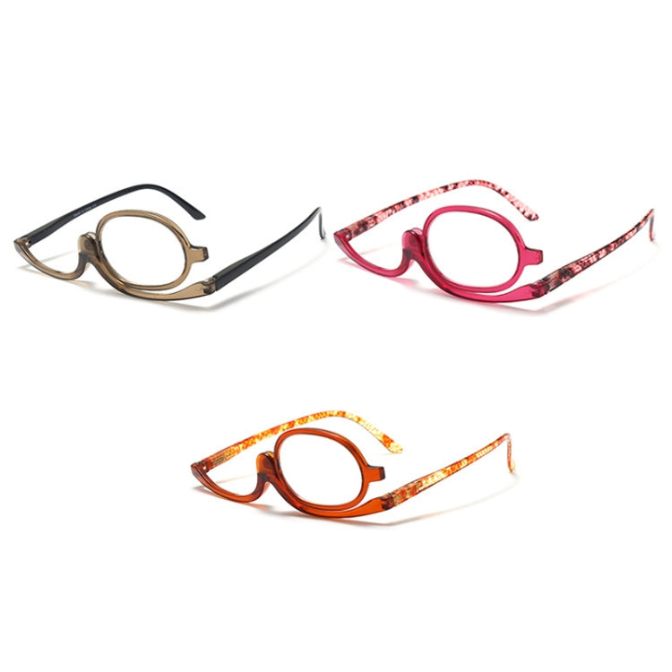 Makeup Presbyopic Glasses Monolithic Reading Glass Magnifying Glass, Degree: +250(Red) - Presbyopic Glasses by PMC Jewellery | Online Shopping South Africa | PMC Jewellery