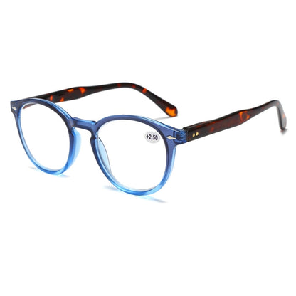 Retro Flexible Durable Portability HD Presbyopic Glasses +150(Graduate Blue) - Presbyopic Glasses by PMC Jewellery | Online Shopping South Africa | PMC Jewellery