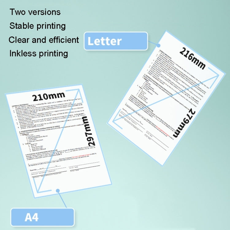 For Phomemo M08F 200sheets Thermal Printing Paper Compatible for MR.IN Brother Pocket Jet / MT800, Style: A4 - Printing Paper by PMC TechLife | Online Shopping South Africa | PMC TechLife | Buy Now Pay Later Mobicred