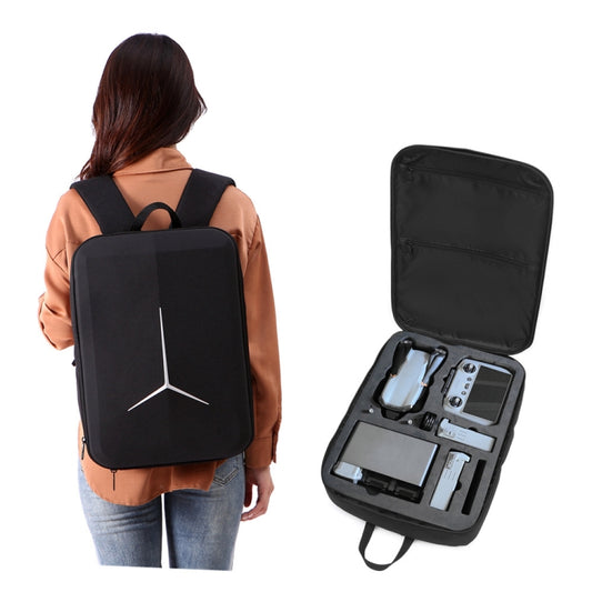 For DJI AIR 3 Storage Bag Backpack Compatible with RC-N2 or RC 2 Remote Control(Black) - Backpacks & Bags by PMC Jewellery | Online Shopping South Africa | PMC Jewellery