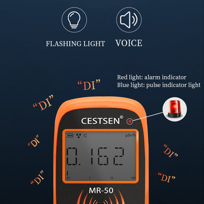 CESTSEN  MR-50  Nuclear Radiation Detector Radioactive Environmental Radiation αβγX-Ray Detector,CN Plug - Radiation Detector by CESTSEN | Online Shopping South Africa | PMC Jewellery | Buy Now Pay Later Mobicred