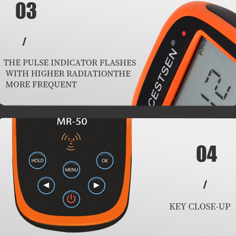 CESTSEN  MR-50  Nuclear Radiation Detector Radioactive Environmental Radiation αβγX-Ray Detector,CN Plug - Radiation Detector by CESTSEN | Online Shopping South Africa | PMC Jewellery | Buy Now Pay Later Mobicred