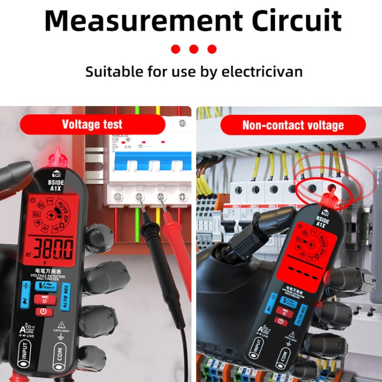 BSIDE A1X Charging Model Mini Digital Electric Pen Intelligent Automatic Merit Multimeter, Specification: With Tool Pack - Digital Multimeter by BSIDE | Online Shopping South Africa | PMC Jewellery | Buy Now Pay Later Mobicred