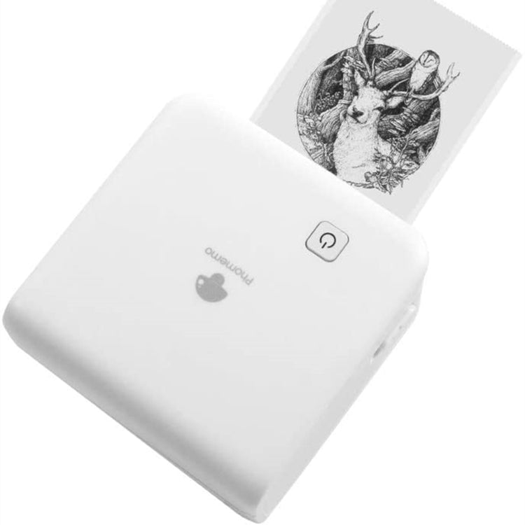 Phomemo M02 PRO Pocket Mini Small Portable Bluetooth Wrong Thermal Tag Printer(White) - Receipt Printers by Phomemo | Online Shopping South Africa | PMC TechLife | Buy Now Pay Later Mobicred