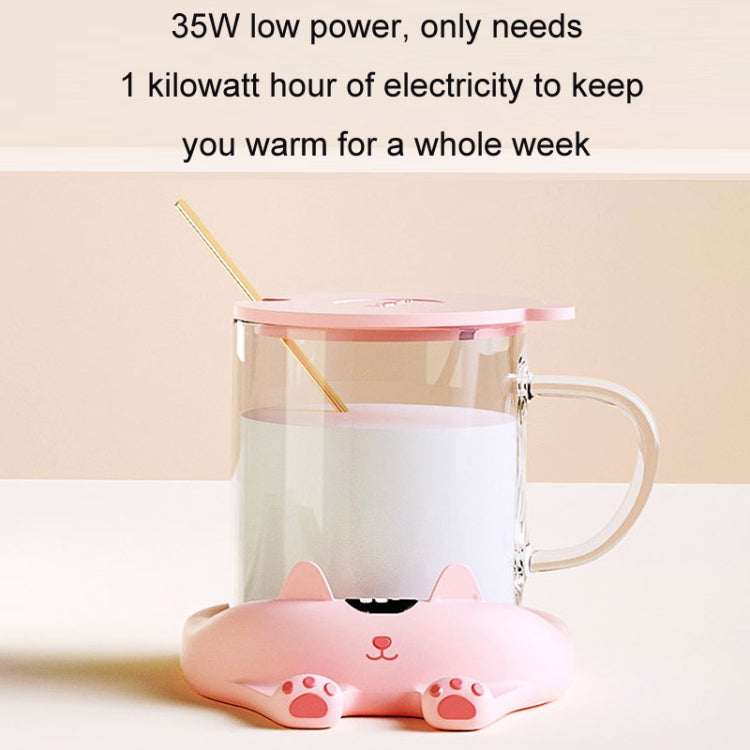 55 Degree Smart Constant Temperature Coffee Cup Heating Coaster, CN Plug(Pink) - Insulation by PMC Jewellery | Online Shopping South Africa | PMC Jewellery | Buy Now Pay Later Mobicred