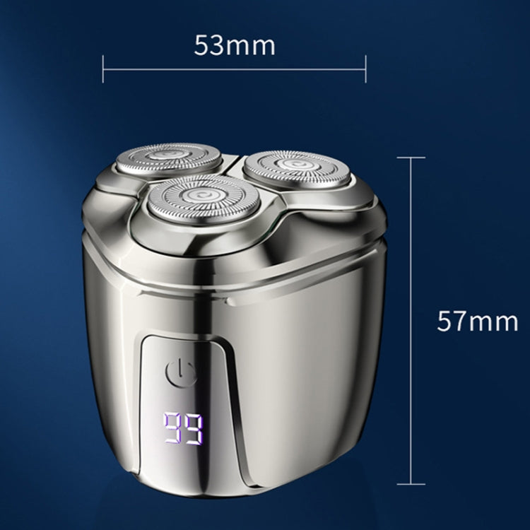 Mini Magnetic Head Shaver Smart LED Display Electric Shaver, Color: Gun-color - Shavers & Accessories by PMC TechLife | Online Shopping South Africa | PMC TechLife | Buy Now Pay Later Mobicred